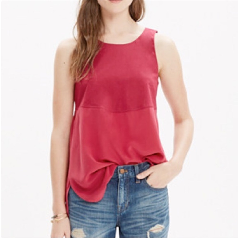 Madewell sleeveless blouse
